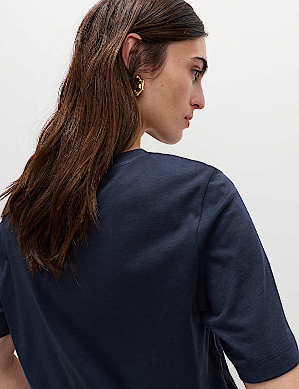 Tričko každodenního střihu, z čisté bavlny - CZ