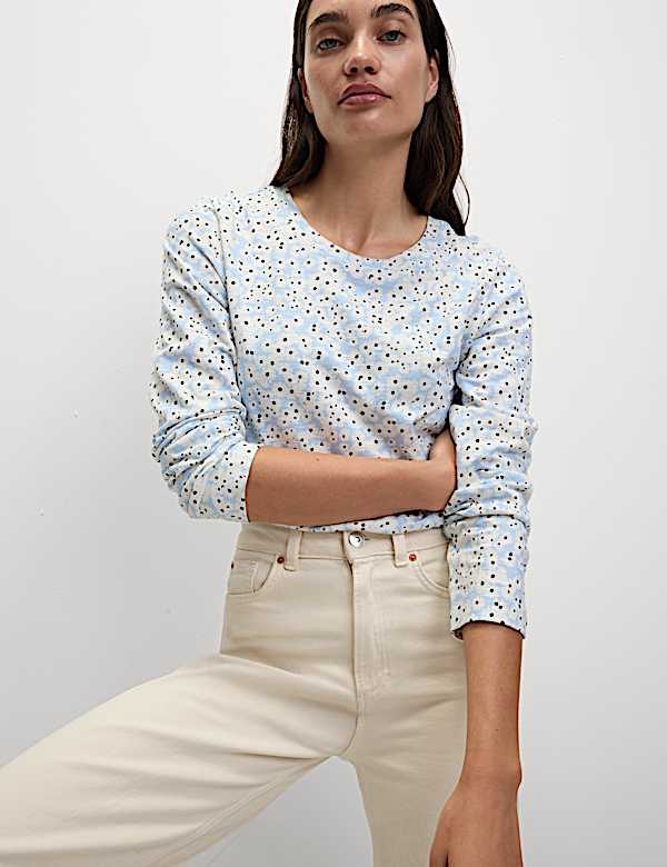 Pure Cotton Crew Neck T-Shirt - GR