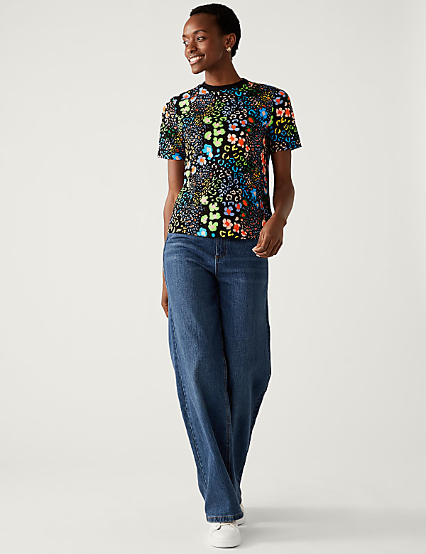 Pure Cotton Printed Everyday Fit T-Shirt