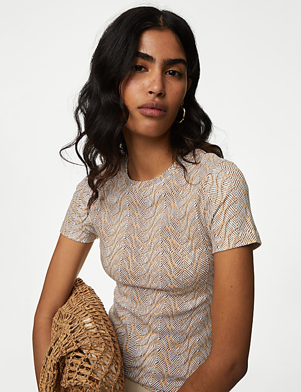 Pure Cotton Printed T-Shirt