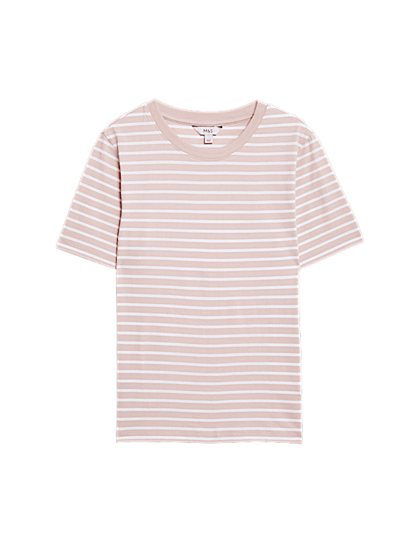 Pure Cotton Striped Everyday Fit T-Shirt