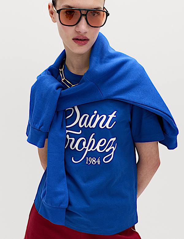 Pure Cotton Striped Everyday Fit T-Shirt