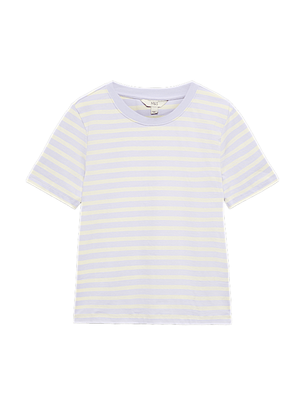 Pure Cotton Striped Everyday Fit T-Shirt