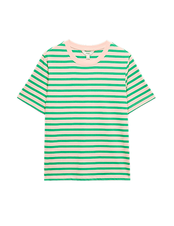 Pure Cotton Striped Everyday Fit T-Shirt