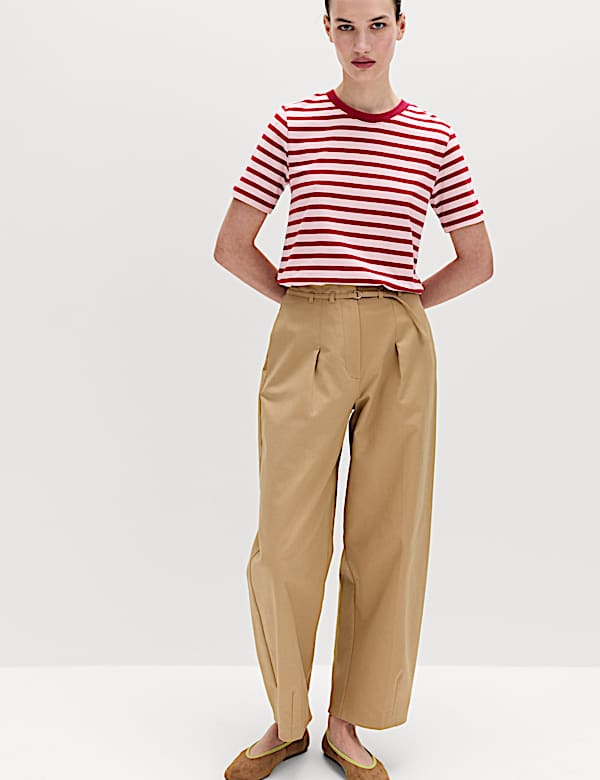 Pure Cotton Striped Everyday Fit T-Shirt