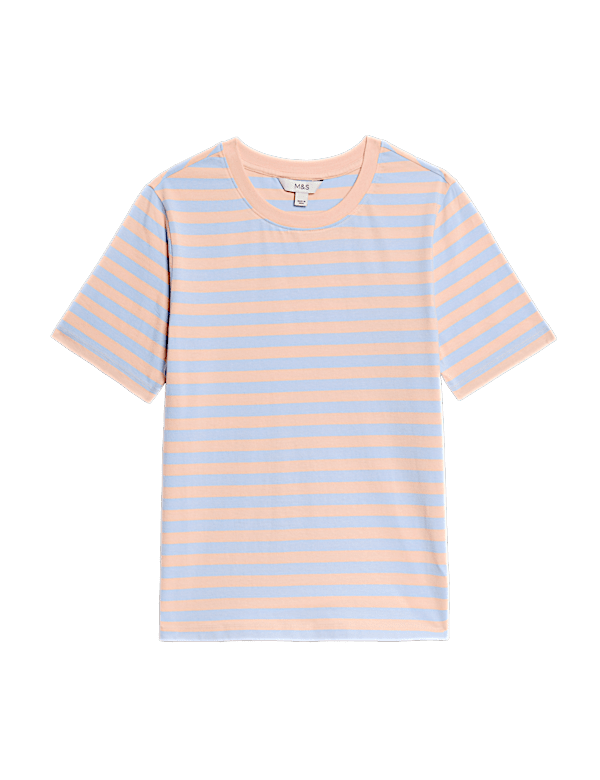 Pure Cotton Striped Everyday Fit T-Shirt