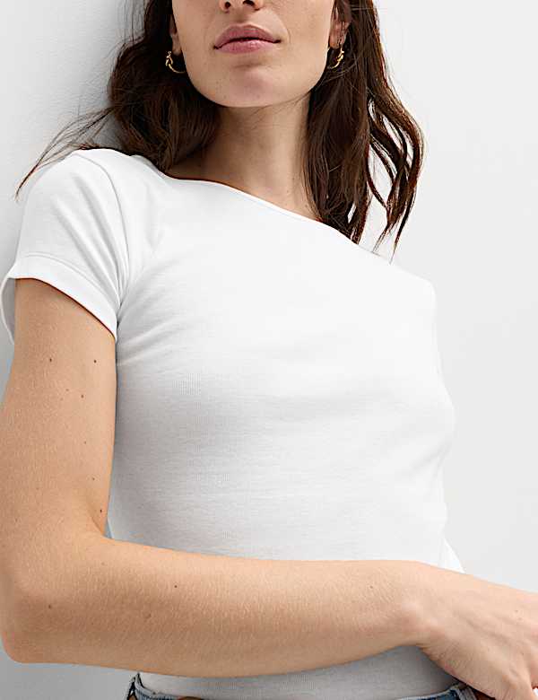Pure Cotton Short Sleeve Ballet Back T-Shirt