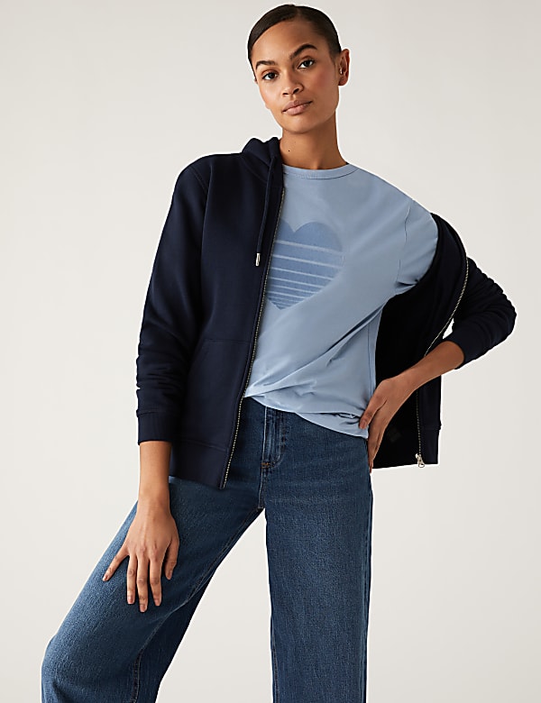 Pure Cotton Printed Oversized T-Shirt