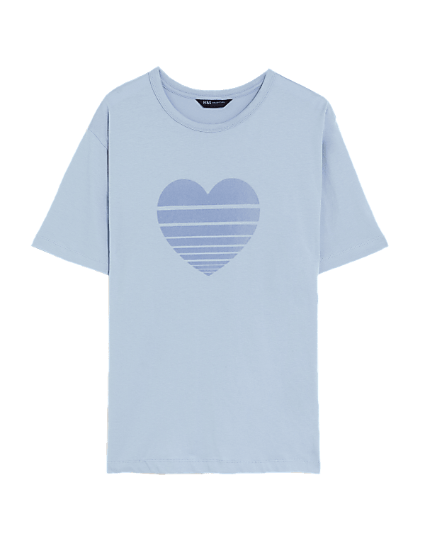 Pure Cotton Printed Oversized T-Shirt
