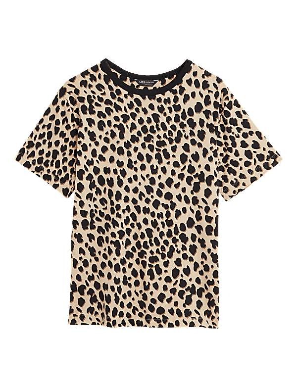 Pure Cotton Printed Oversized T-Shirt