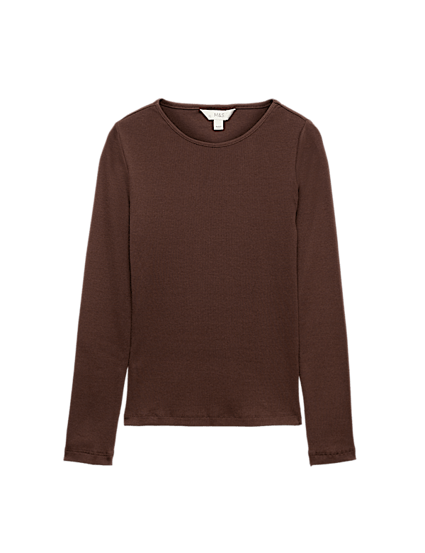Cotton Rich Ribbed Regular Fit Top