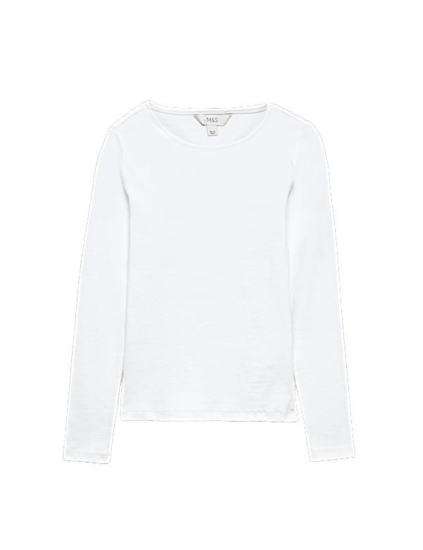 Cotton Rich Ribbed Regular Fit Top