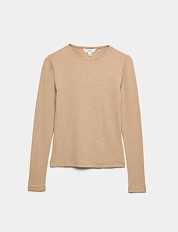 Cotton Rich Ribbed Regular Fit Top - NZ