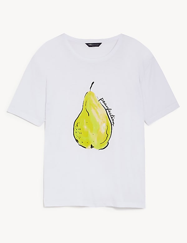 Printed Crew Neck Relaxed T-Shirt