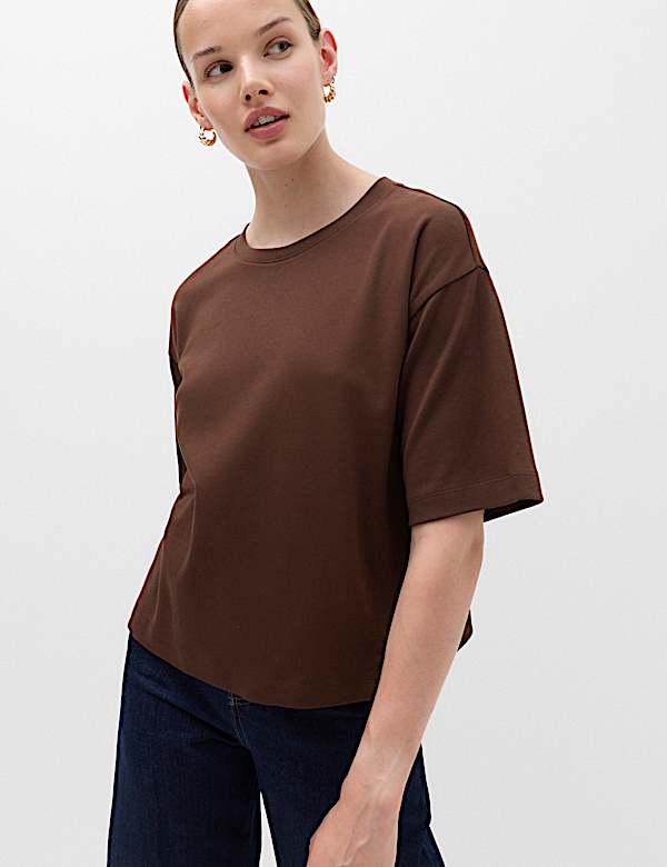Pure Cotton Boxy T-Shirt