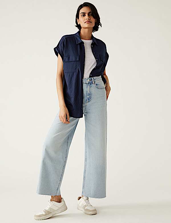 Jersey Collared Shirt