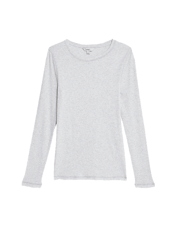 Cotton Rich Ribbed Top