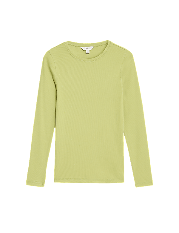 Cotton Rich Ribbed Top