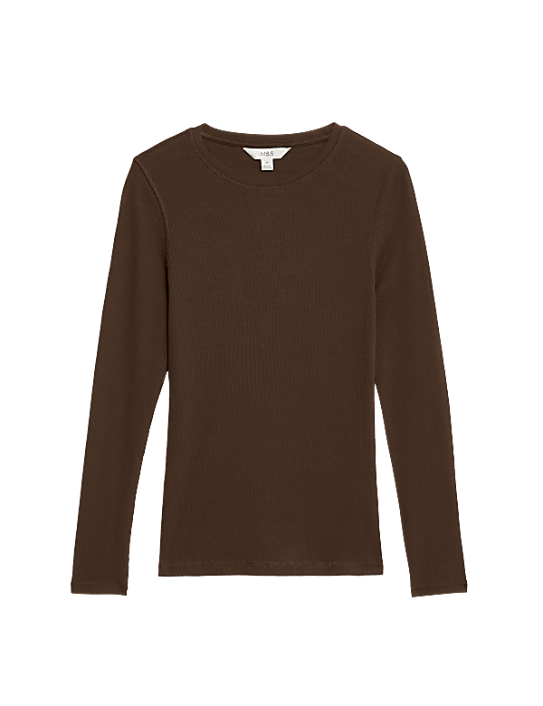 Cotton Rich Ribbed Top