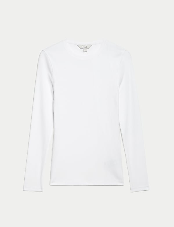 Cotton Rich Ribbed Top - IT