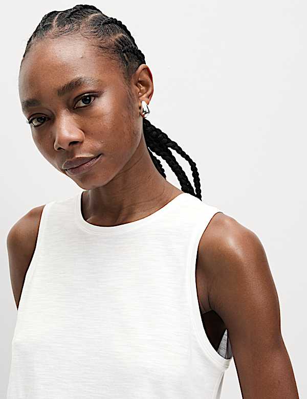 Cotton Rich Relaxed Vest - RO