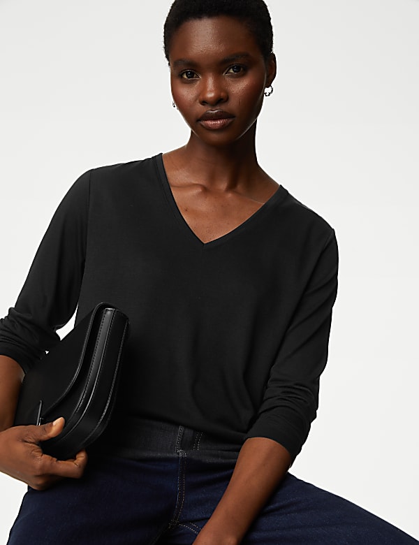 Lange, ruimvallende top - BE