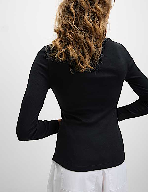 Pure Cotton Square Neck Top