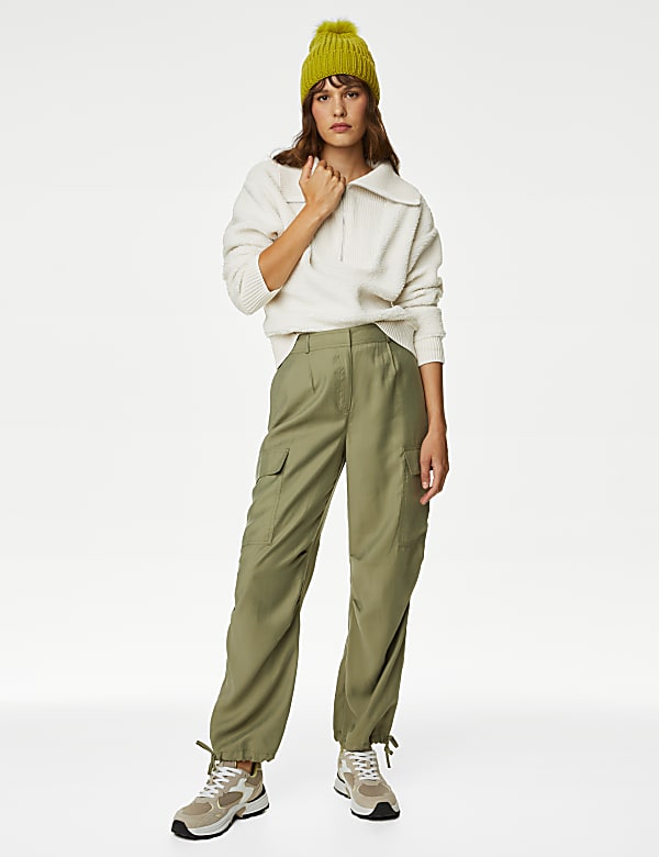 Textured Half Zip Sweatshirt