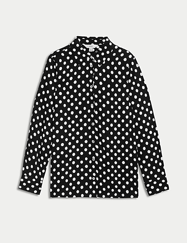Printed Collared Button Through Shirt - MV