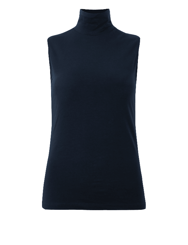 Sleeveless Fitted Vest Top