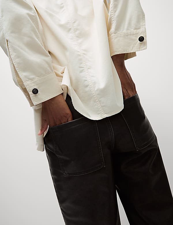 Pure Cotton Cord Textured Shirt
