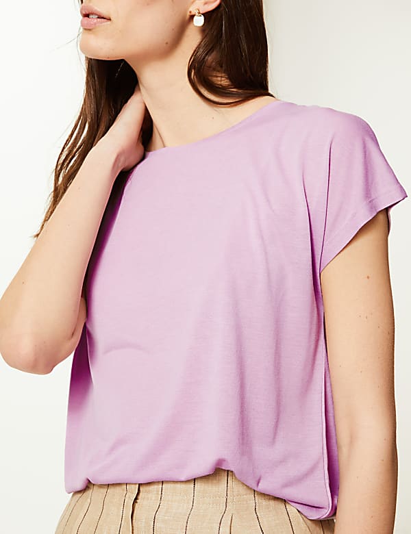 Longline Relaxed Fit T-Shirt
