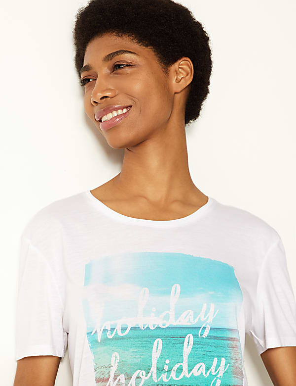 Relaxed Fit Holiday Short Sleeve T-Shirt