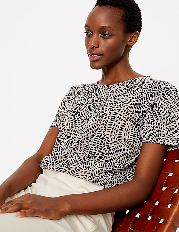 Printed Relaxed Fit T-Shirt