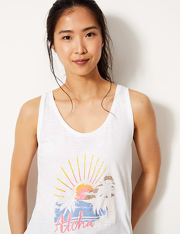 Aloha Relaxed Fit Vest Top