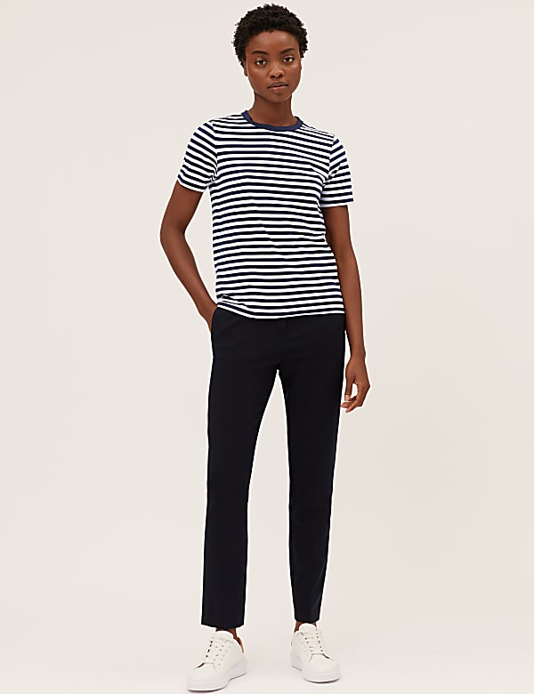 Pure Cotton Striped Everyday Fit T-Shirt