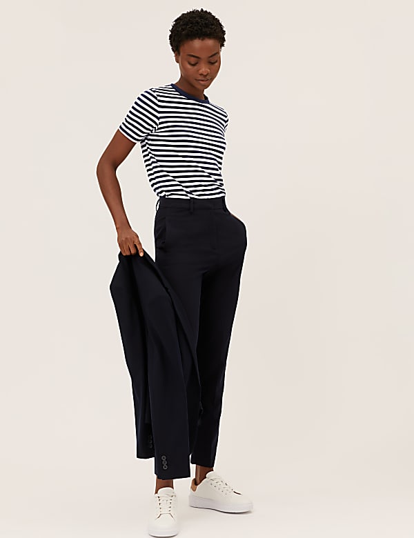 Pure Cotton Striped Everyday Fit T-Shirt