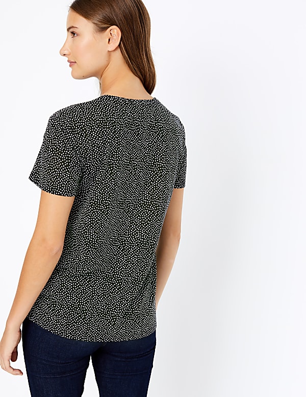 Polka Dot Relaxed Fit T-Shirt