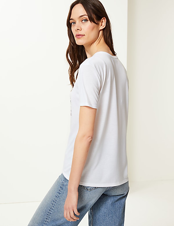 Wild Slogan Relaxed Fit T-Shirt
