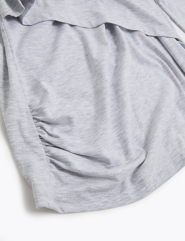 Maternity Cotton Fitted Nursing Top
