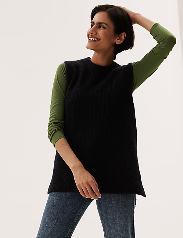 Crew Neck Relaxed Long Sleeve Top