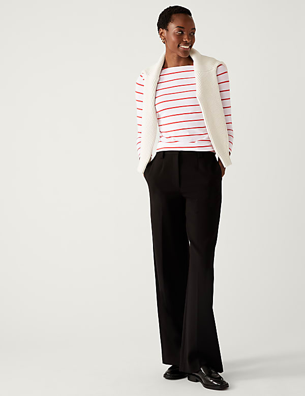 Cotton Rich Striped Slim Fit T-Shirt