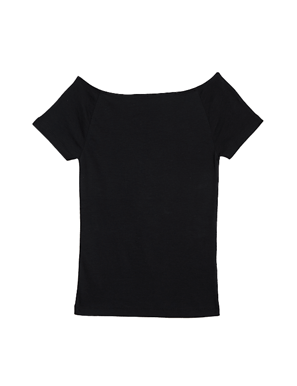 Pure Cotton Bardot Top