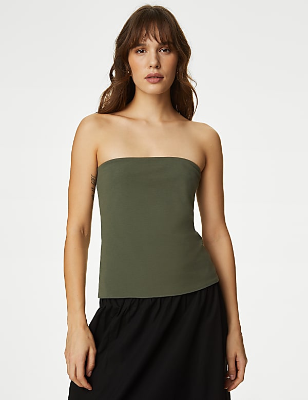 Cotton Rich Bandeau Top
