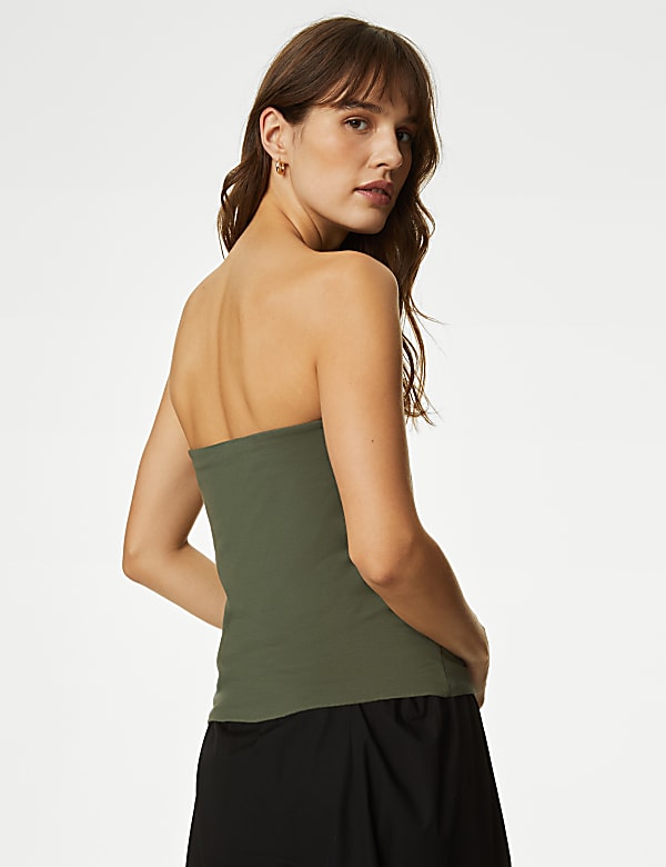Cotton Rich Bandeau Top