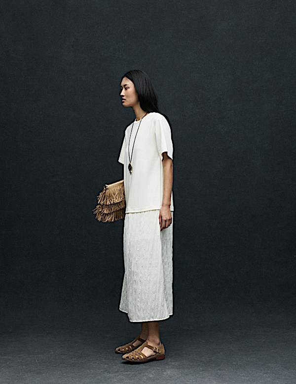 Cotton Rich Sheer Panel T-Shirt Dress - NZ