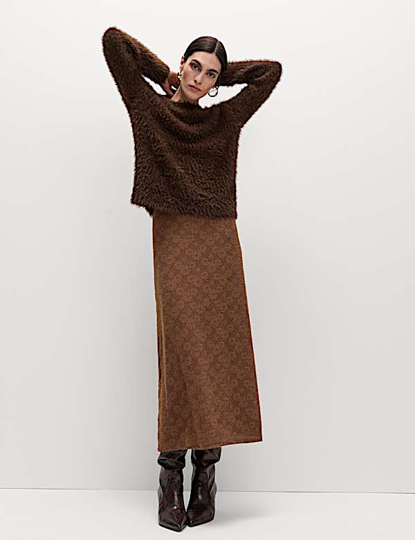 Lace Midaxi Skirt