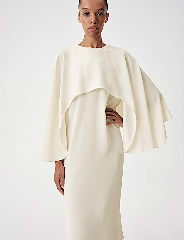 Cape Midaxi Dress - AL