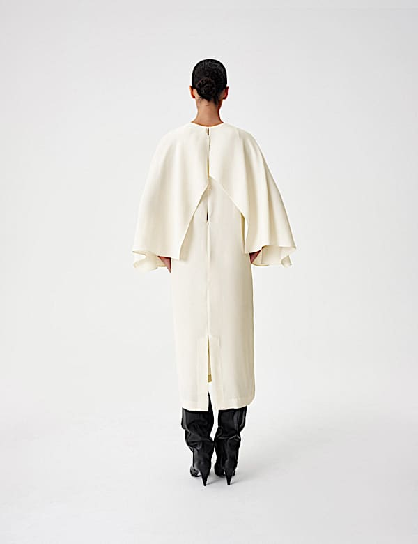 Cape Midaxi Dress - AL