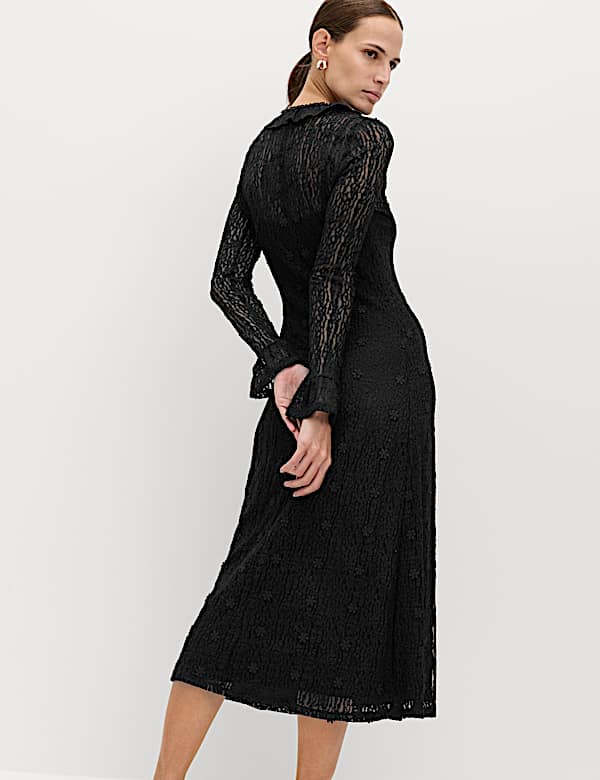 Bodycon-Midaxikleid aus Jersey mit Blumenmuster - AT